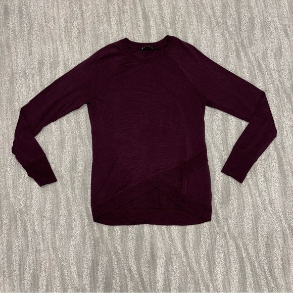 Athleta Serenity Modal Women’s Long Sleeve Crossover Top Size ST - Picture 1 of 4